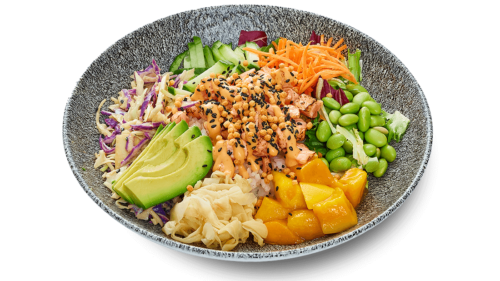 Flamed-Salmon-Bowl-Arare-Japanese-Salad