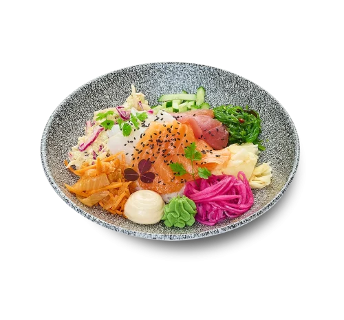 Sashimi poke bowl