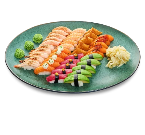 Die perfekte Lösung, wenn der Kühlschrank leer ist, die Inspiration fehlt oder Sie Lust auf Sushi haben. Ein gemeinsames Abendessen, wann und wo Sie wollen.